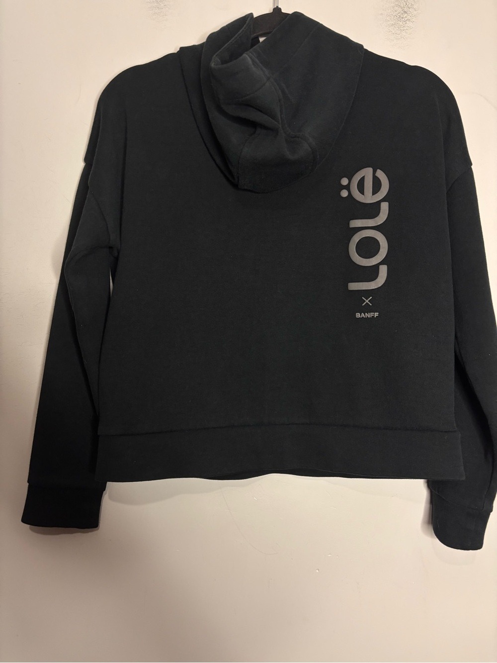 Lolë Banff Constance Black Hoodie with Pockets, size XS - Picture 6 of 12